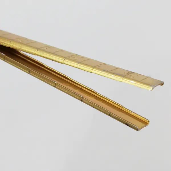 Chadwick Measure-Clip Hemmer 4 Inch Brass Gold-Tone Sewing Tool