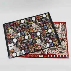 Star Wars Scrapbook Stickers 2015 11 Large Sheets Partially Used Many Missing