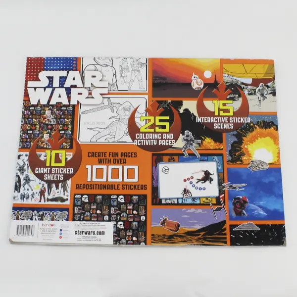 Large Star Wars Coloring Activity Sticker Book 2016 25 Pages 1000+ Stickers