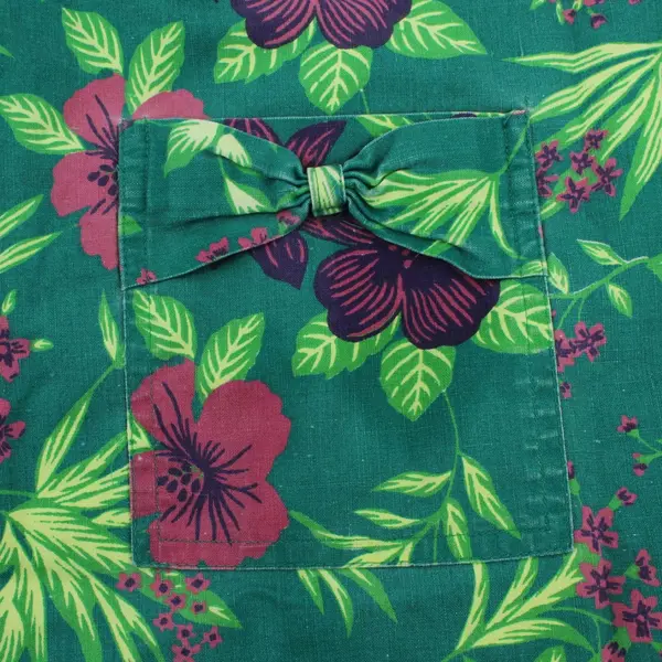 American Line Women's 22W Pink Green Tropical Floral Tank Top