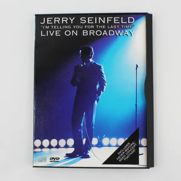 Jerry Seinfeld DVD Live On Broadway "I'm Telling You for the Last Time" Comedy 