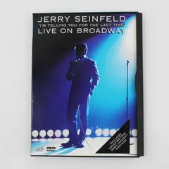 Jerry Seinfeld DVD Live On Broadway "I'm Telling You for the Last Time" Comedy 