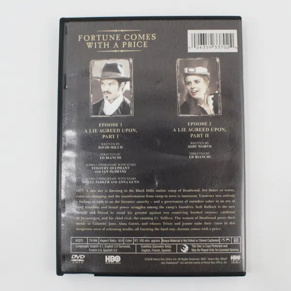 Deadwood - The Complete Second Season DVD  2006, Vol. 1 Episodes 1 & 2 