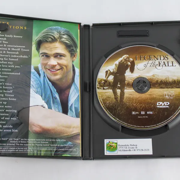 Legends of the Fall 1994 Special Edition DVD 78727 Brad Pitt Anthony Hopkins