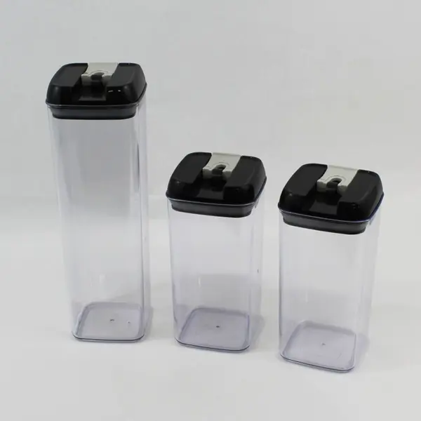 Lot of 3 Food Storage Containers 8" and 12"