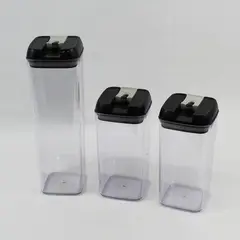 Lot of 3 Food Storage Containers 8" and 12"