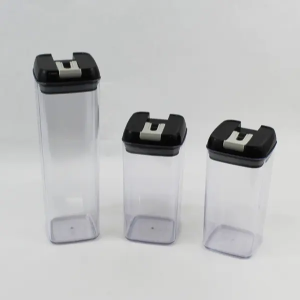 Lot of 3 Food Storage Containers 8" and 12"