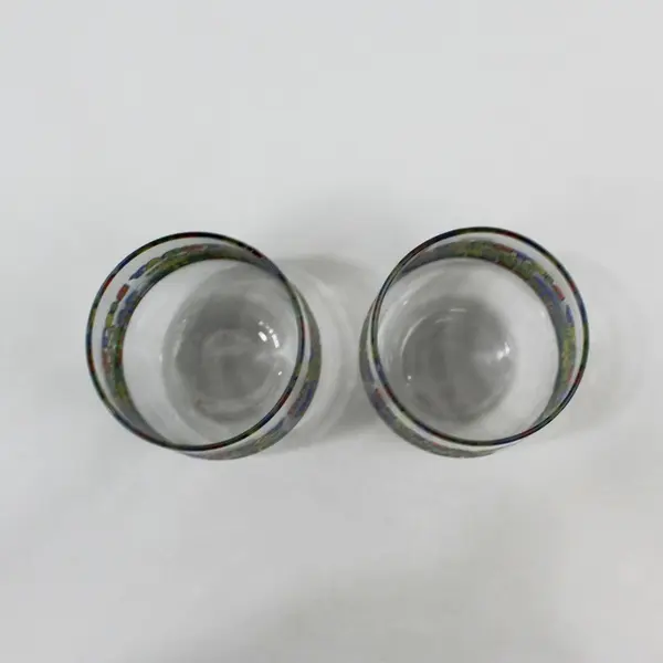 Set of 2 Birthday Celebration 4in Stemless Wine Glasses