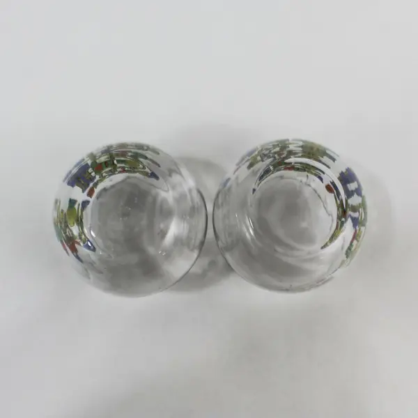Set of 2 Birthday Celebration 4in Stemless Wine Glasses