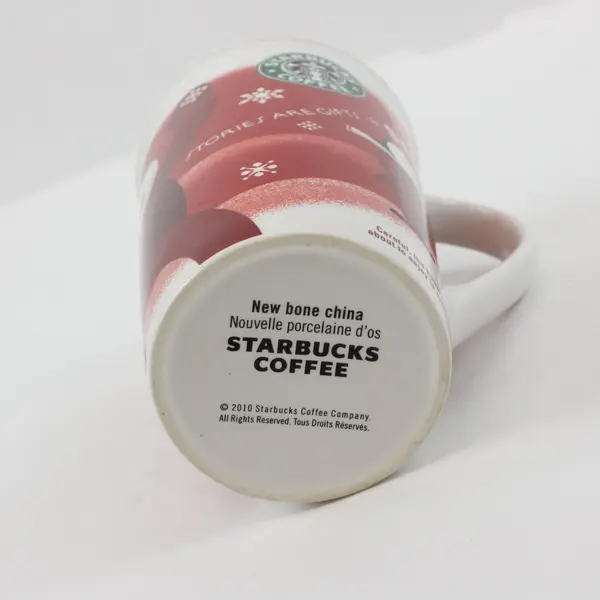 Starbucks 2010 New Bone China Christmas Mug Stories Are Gifts to Share