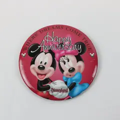 Disney Disneyland Mickey & Minnie Happy Anniversary Collectible Pin