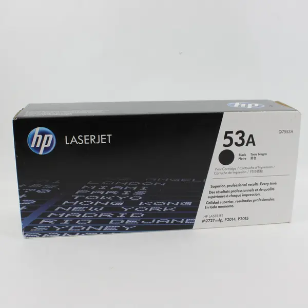 HP 53A Q7553A Black Toner Cartridge M2727 MFP P2014 P2015 Used