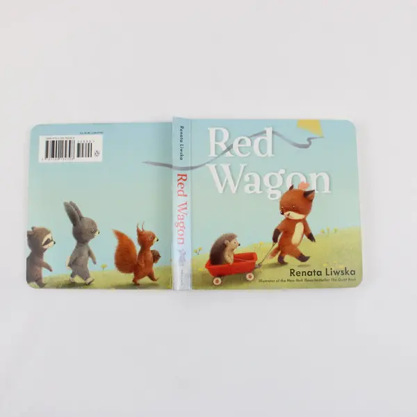 Red Wagon by Renata Liwska 2013 Children's Board Book Philomel Books