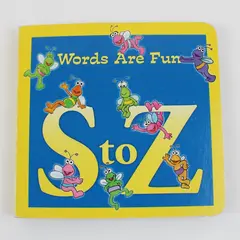 Sesame Street ABCs Words Are Fun S to Z Children's Board Book