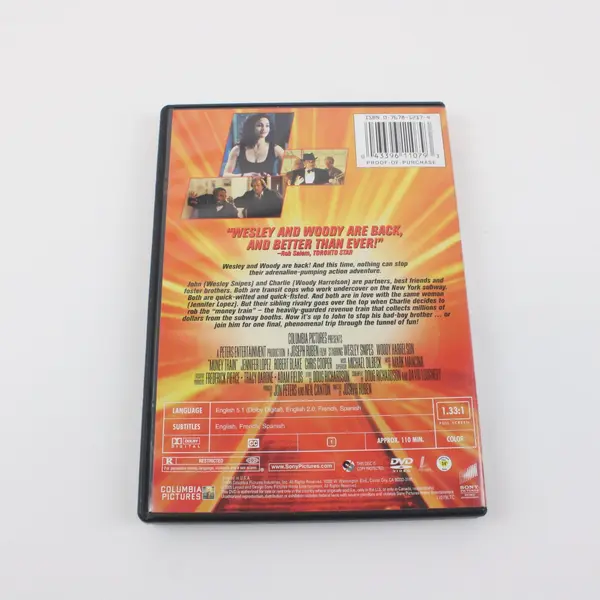 Money Train DVD 1995, #11079 Wesley Snipes, Woody Harrelson, Jennifer Lopez
