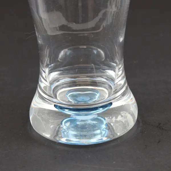 Set of 4 Clear Glass Pilsner Beer Glasses 8.5in Tall
