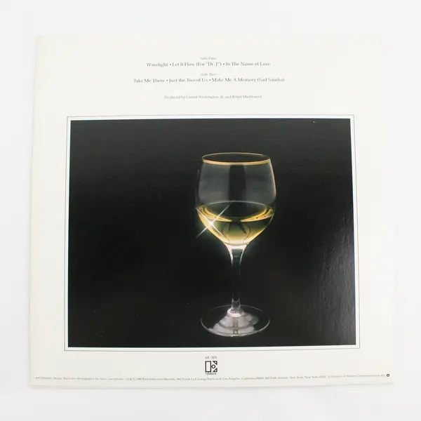 Grover Washington Jr Winelight 12" Vinyl Record Elektra Jazz 6E 305 