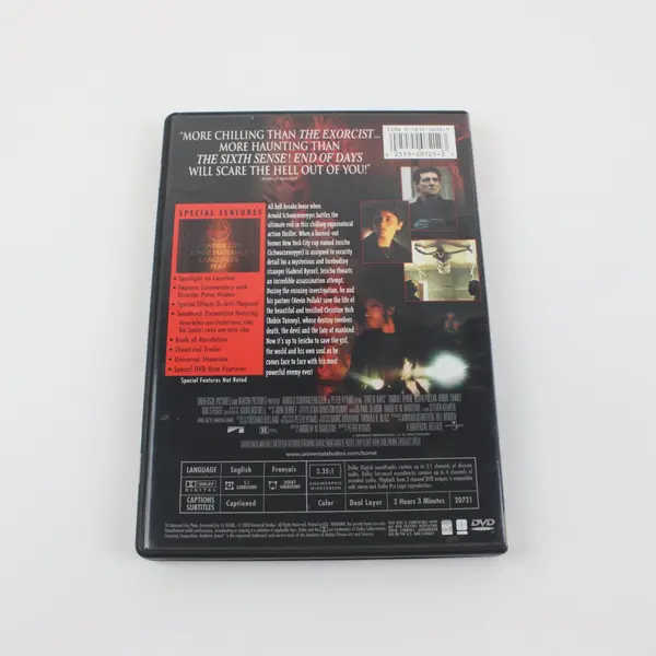 End of Days DVD Collector's Edition 2000, #20721, Schwarzenegger 