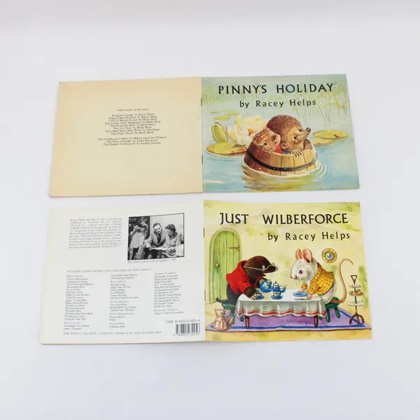 Lot of 2 Vintage 1970 Racey Helps Children's Book Paperback Medici Books Good