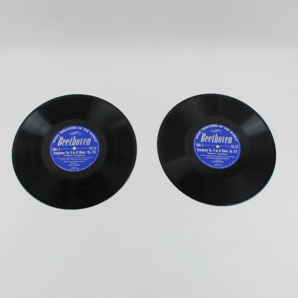Music Treasures Beethoven Symphony No. 9 2-Record 4-Side 12" LP Set 33 RPM