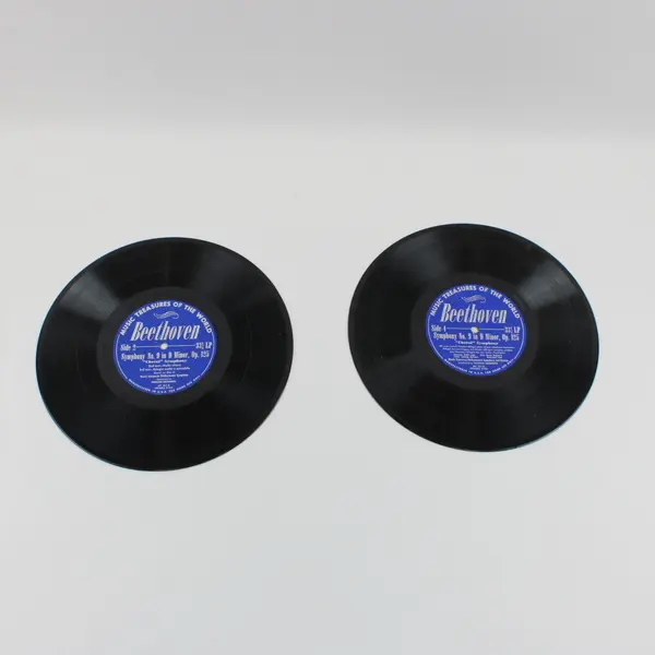 Music Treasures Beethoven Symphony No. 9 2-Record 4-Side 12" LP Set 33 RPM