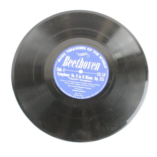 Music Treasures Beethoven Symphony No. 9 2-Record 4-Side 12" LP Set 33 RPM