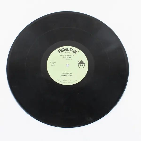 Peter Pan Records Children's 12" Vinyl Mel Blanc Get That Pet/Porky's Picnic