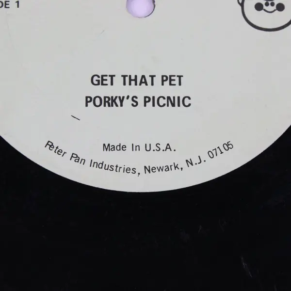 Peter Pan Records Children's 12" Vinyl Mel Blanc Get That Pet/Porky's Picnic