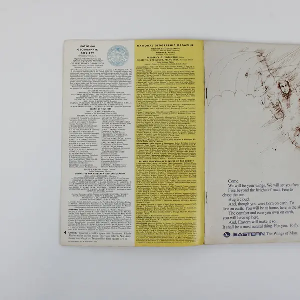 National Geographic December 1969 Vol 136 No 6 Apollo 11 Special Recording