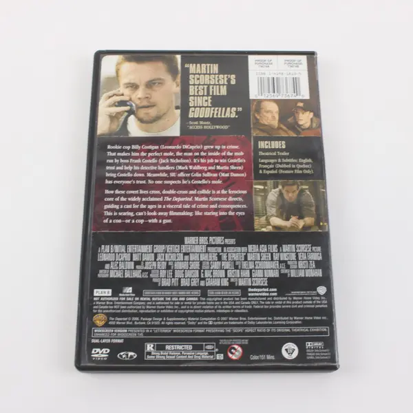 The Departed DVD 2006 MPN 73674 Leonardo DiCaprio Matt Damon Jack Nicholson