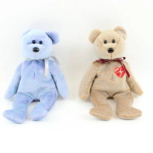 Ty Beanie Babies Lot of 2 1999 Signature Bear & Clubby II Bears
