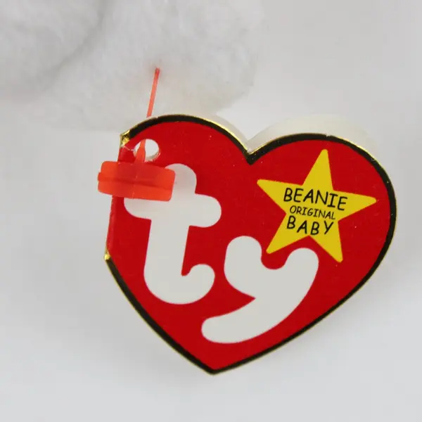 Lot Of 2 TY Beanie Baby Valentino 1993 & Valentina 1999 Bear W/ Tag Plush Toy