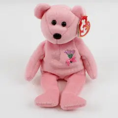 Ty Beanie Babies Mum 2001 Pastel Pink Bear With Tag Plush Toy