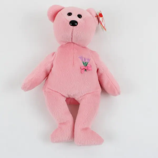 Ty Beanie Babies Mum 2001 Pastel Pink Bear With Tag Plush Toy