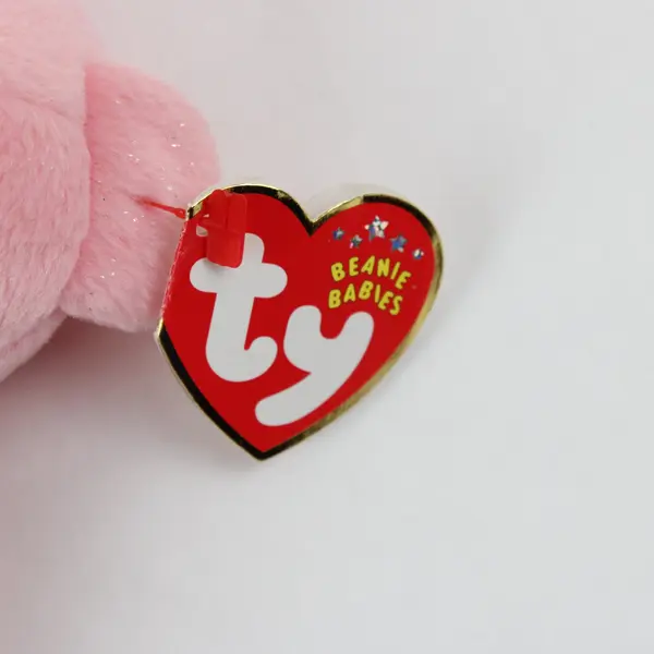 Ty Beanie Babies Mum 2001 Pastel Pink Bear With Tag Plush Toy