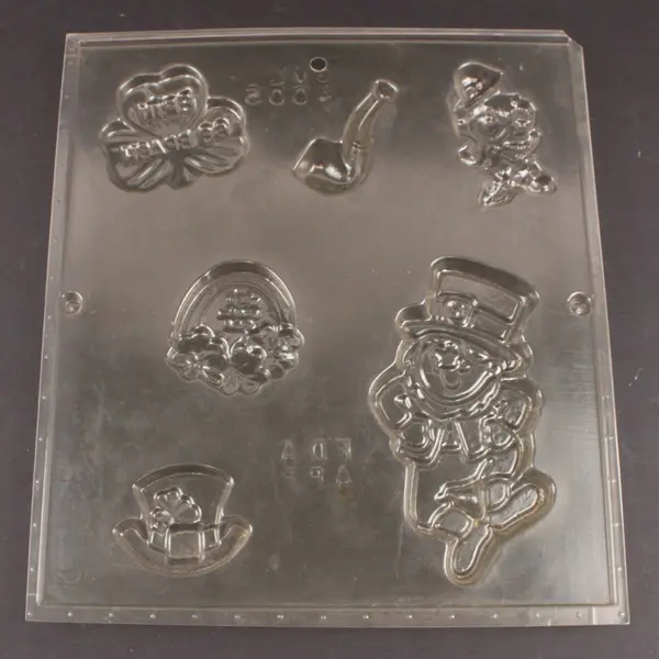 Lot of 4 Wilton Plastic Candy Molds MPN 2114-8888 Dino Halloween Apple