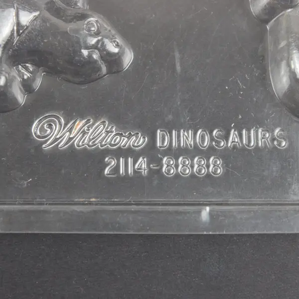 Lot of 4 Wilton Plastic Candy Molds MPN 2114-8888 Dino Halloween Apple