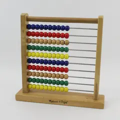 Melissa & Doug Abacus Classic Wooden Educational Counting Toy With 100 Beads