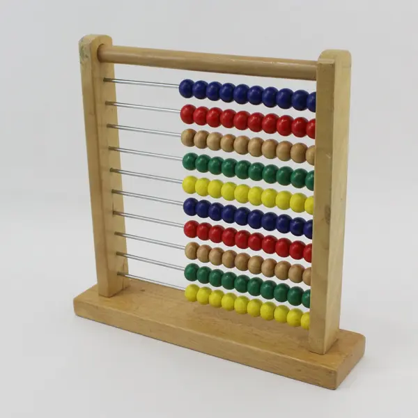 Melissa & Doug Abacus Classic Wooden Educational Counting Toy With 100 Beads