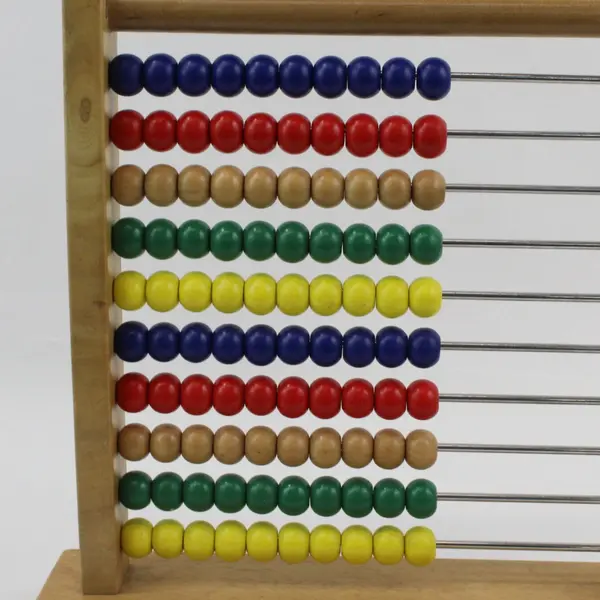 Melissa & Doug Abacus Classic Wooden Educational Counting Toy With 100 Beads