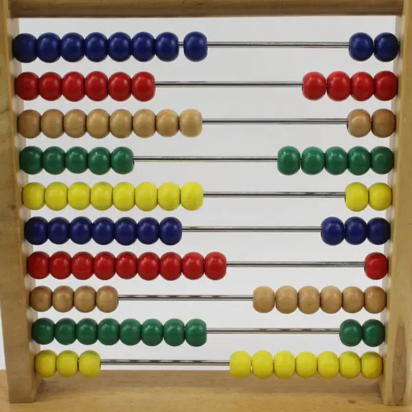 Melissa & Doug Abacus Classic Wooden Educational Counting Toy With 100 Beads