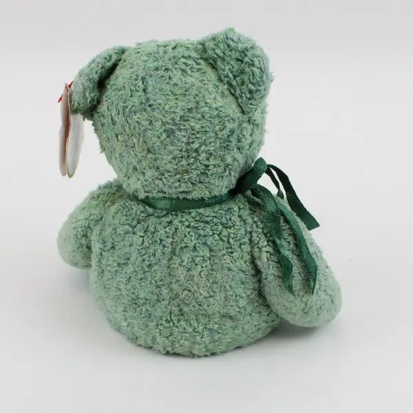 TY Beanie Babies Shamrock 2000 Green Bear With Tag Plush Doll Toy