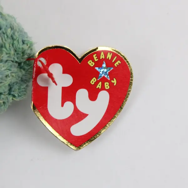 TY Beanie Babies Shamrock 2000 Green Bear With Tag Plush Doll Toy