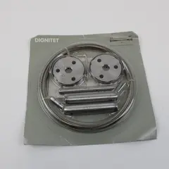 IKEA DIGNITET Stainless Steel Curtain Wire Set 5m / 197in New