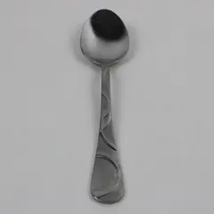 Pfaltzgraff Garland Frost Pattern Teaspoon 6.25" Long Good