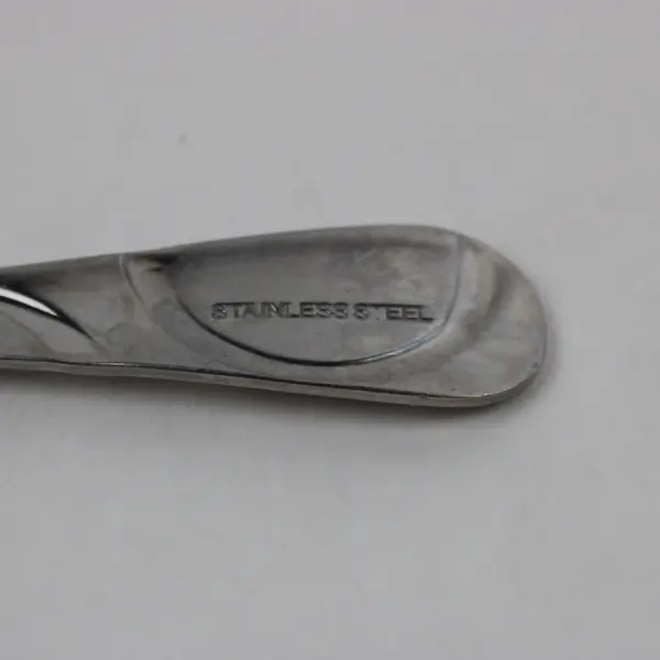 Pfaltzgraff Garland Frost Pattern Teaspoon 6.25" Long Good