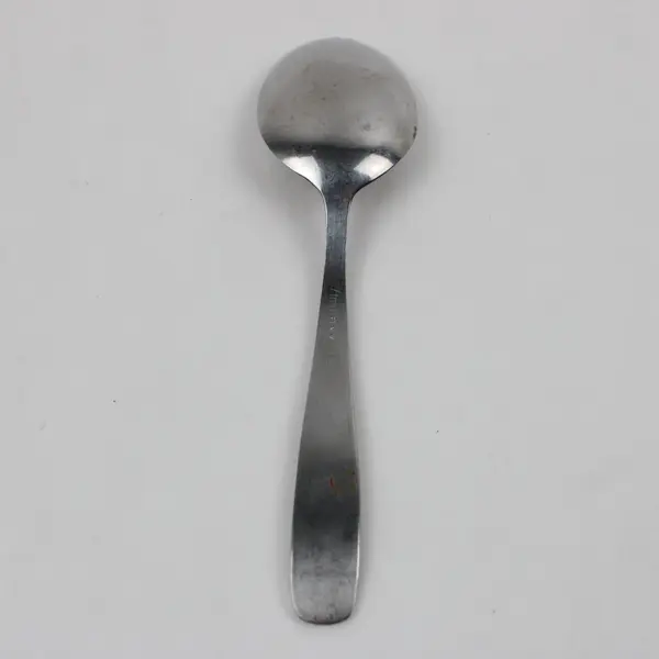 Zilmeta Stainless Steel Youth Spoon Raised Relief Dog Handle 5.5 Inch Used