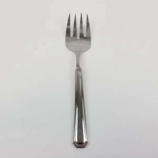 Pfaltzgraff Providence Stainless Steel Solid Cold Meat Serving Fork