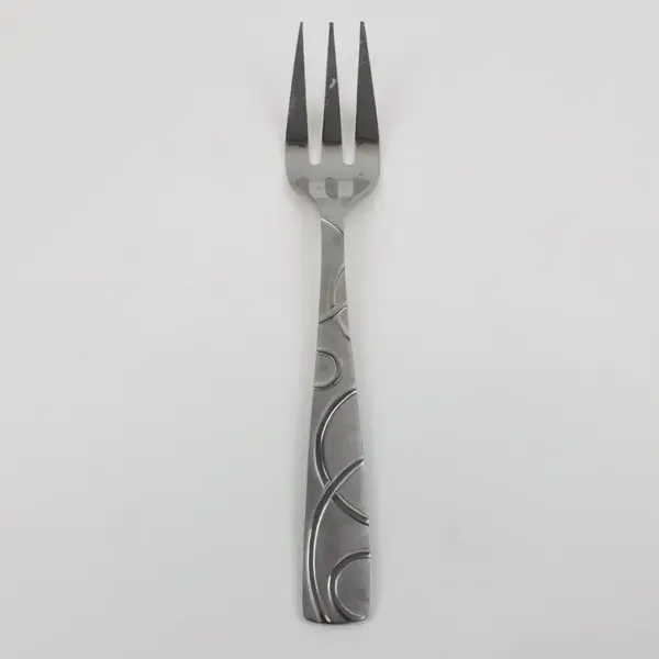 Cambridge Conquest Stainless Steel Medium Solid Cold Meat Serving Fork