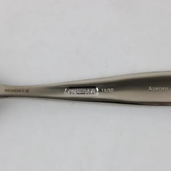 Set of 2 Oneida Aurora Stainless Steel Teaspoons Flatware Replacement